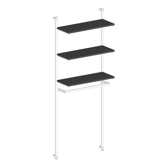 Agosistem Smart Kit 06 scaffalatura H240 distanziatori 6 cm