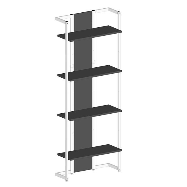 Agosistem Kit 04 Smooth scaffale angolo H240 cm