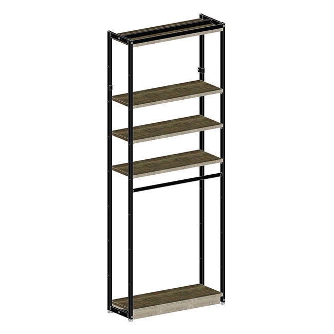 Agosistem Smooth Kit 07 scaffale 94x35x240 cm