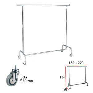 Stender fisso estendibile L150/220 - immagine 2