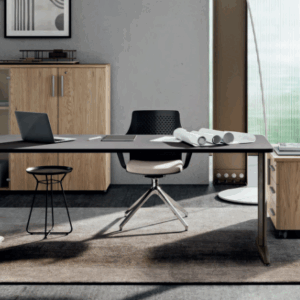 Scrivania Derby gamba a T Made in Italy