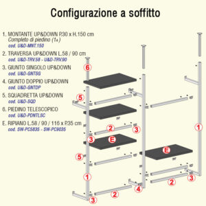 Piedino telescopico UP&DOWN - immagine 2