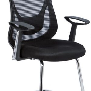 Poltrona Forio su slitta schienale basso